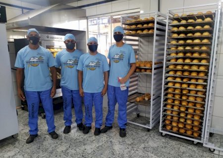 Padaria do presídio da Capital doa 130 mil pães a entidades beneficentes