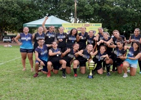 Equipe de MS vence seis jogos e é campeã invicta do regional de flag football