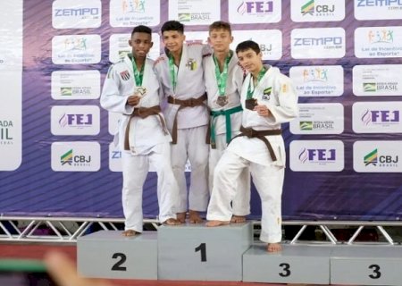 Mato Grosso do Sul termina o Brasileiro Sub-18 de Judô com cinco medalhas