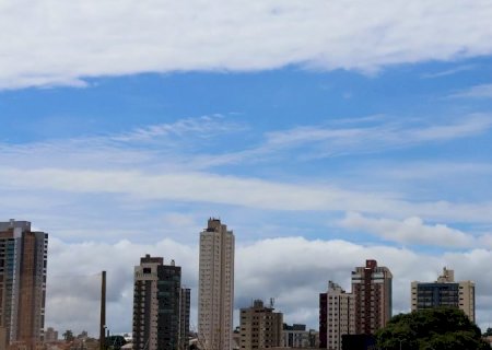Sol, nebulosidade e chuvas marcam sexta-feira em MS