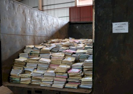 TJMS recicla mais de cinco toneladas de processos arquivados