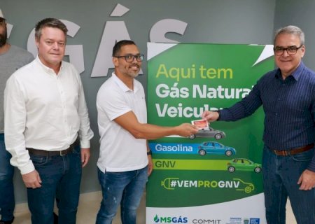 Motoristas de MS começam a receber os Voucher de R$ 1 mil para novas conversões ao GNV