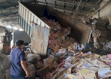 TJMS ultrapassa meta de descarte ecológico com mais de 18 toneladas de papel reciclado