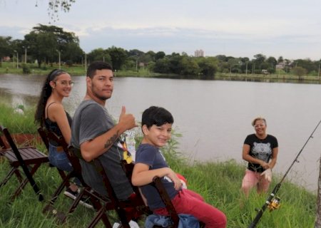 Sábado tem pesca liberada no Parque Rego D’Água