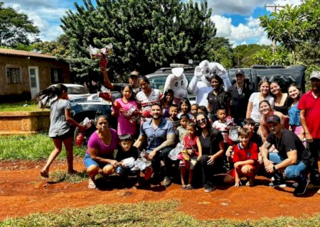 Polícia Civil realiza ação social “Páscoa para todos” em Dourados
