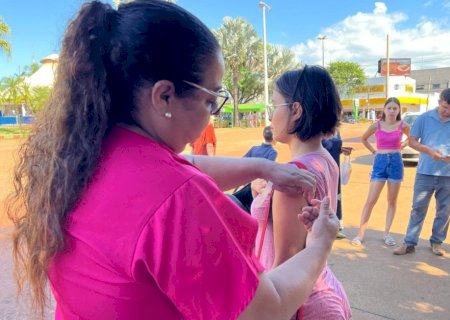 Dourados vacina contra dengue em diversos locais no fim de semana