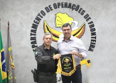 DOF recebe visita do governador Eduardo Riedel