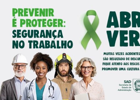 Campanha alerta sobre importância de segurança no trabalho