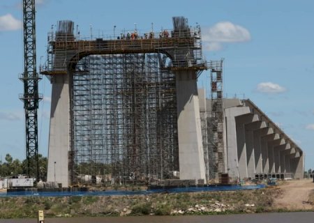 Ponte da Rota Bioceânica em Porto Murtinho ficará pronta no final de 2025