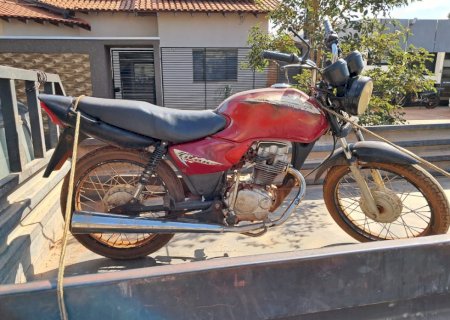 Polícia Civil recupera moto furtada em Itaporã