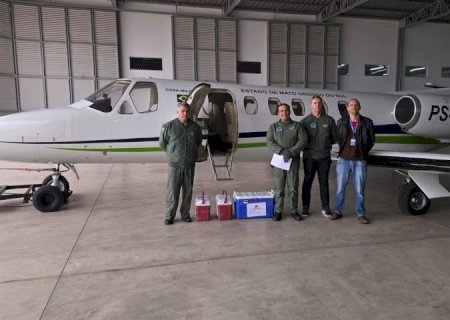 Governo de MS mobiliza aeronave para garantir transplante de órgãos
