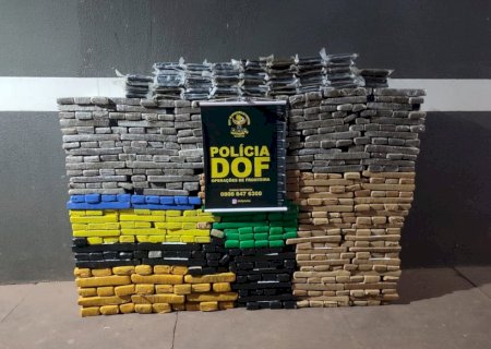 DOF apreende carga milionária de maconha e haxixe marroquino em Ponta Porã