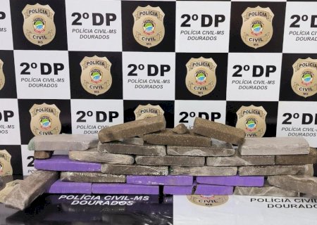Polícia Civil apreende 16 kg de maconha em Dourados