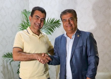 Marçal se reúne com Nelsinho Trad para discutir projetos de infraestrutura