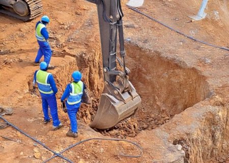 Sanesul inicia ampliação da rede de esgotamento sanitário no município de Sidrolândia