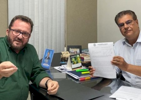 Laudir se reúne com Nelsinho Trad e solicita recursos para construção do Centro de Especialidade Odontológica