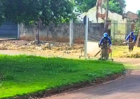 Prefeitura leva mutirão de limpeza aos bairros de Dourados