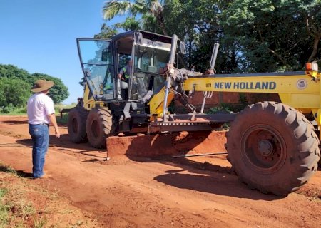 Governo de Mato Grosso do Sul investe R$ 1,4 milhão em pavimentação no distrito de Ipezal