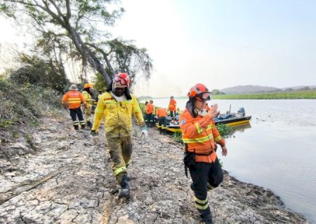 Com chuva abaixo da média e altas temperaturas, MS prepara ações de combate aos incêndios florestais