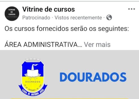 Prefeitura alerta para golpes com uso do Brasão oficial do município
