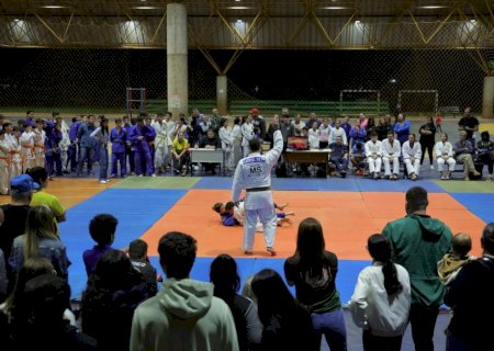 Etapa de judô agita os Jogos Escolares de Outono e destaca talentos em Dourados