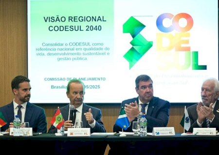 Visão Regional 2040: MS encabeça estratégia de desenvolvimento conjunto com RS, PR e SC