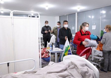 Hospital da Vida recebe cobertores da campanha “Cuidando com Amor e Aquecendo Vidas'