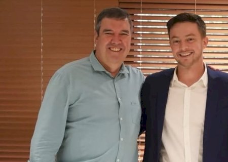 Prefeito Lucas Foroni alinha obras e investimentos com o governador Eduardo Riedel