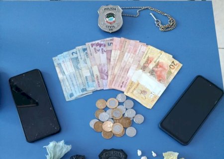 Polícia Civil prende em flagrante homem de 23 anos por tráfico de drogas em Juti