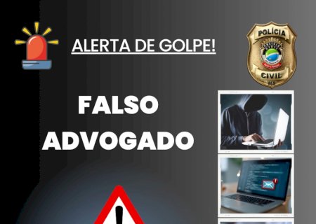 Polícia Civil alerta para golpe do falso advogado em Mato Grosso do Sul