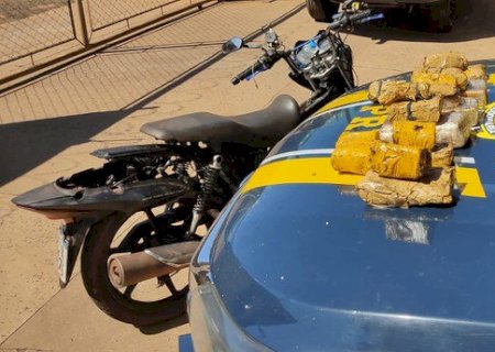 PRF apreende 8 Kg de cocaína em Anastácio (MS)
