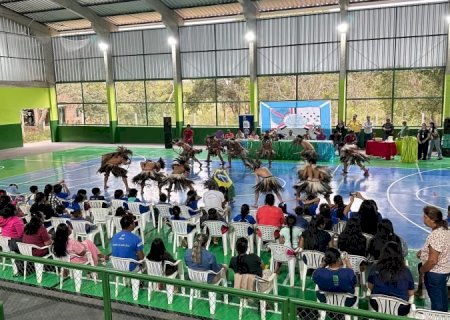 Escola indígena na Aldeia Lagoinha tem melhoria da estrutura física para atender alunos e valorizar cultura