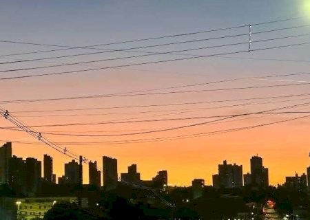 Domingo registra m&aacute;xima de 32 &deg;C em MS antes da chegada do frio