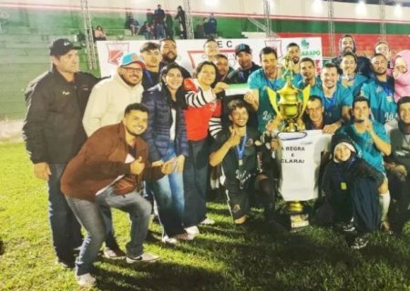 Vila Setenta/Jardim Aprazível/Eco Park conquistam o troféu de campeão do Intervilas de Caarapó
