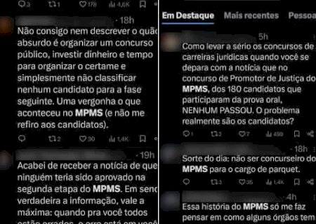 MPMS reprova todos em concurso com sal&aacute;rio de R$ 32 mil e 20 candidatos por vaga