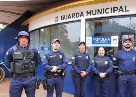Patrulha Maria da Penha entra em operação com base instalada na Praça Antônio João