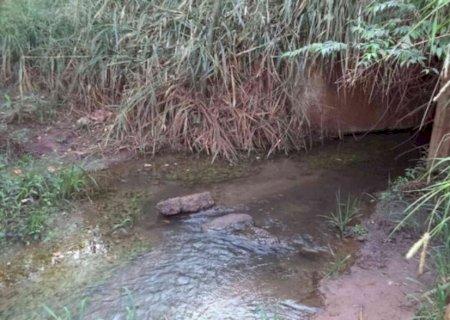 Lançamento de esgoto em córrego de Dourados é alvo de investigação do MPMS