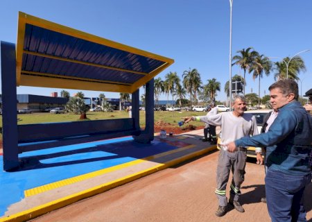 Prefeitura adota estrutura moderna e inovadora para pontos de ônibus