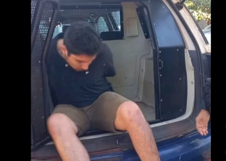 Preso em Dourados jovem que matou a própria mãe a facadas em Glória de Dourados