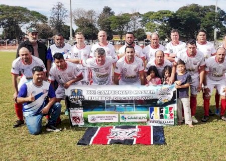 Terceira rodada do Campeonato Master de Caarapó acontece neste domingo no Estádio Carecão