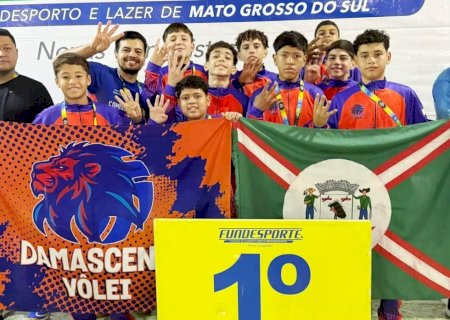 Voleibol masculino de Caarapó conquista o tetra dos JEMS e vai representar o MS nos Jogos Brasileiros