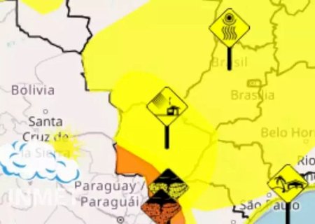 Frente fria traz risco de tempestades e vendavais para MS