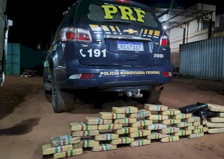 PRF apreende 47 Kg de cocaína e maconha em Três Lagoas (MS)