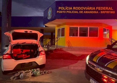 PRF apreende mais de 170 kg de maconha em Ivinhema (MS)