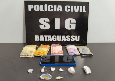 Polícia Civil prende “Rei do Pó' em Bataguassu e apreende drogas, dinheiro e celular