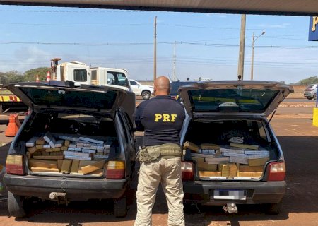PRF apreende 471 Kg de maconha em Dourados (MS)