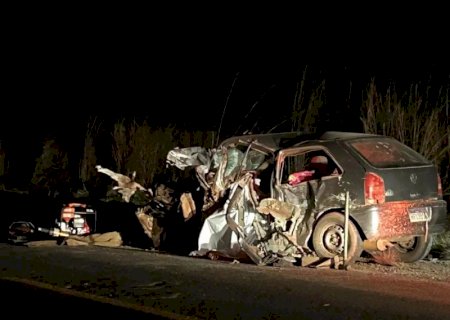 Acidente grave na MS-134 deixa um morto e três feridos