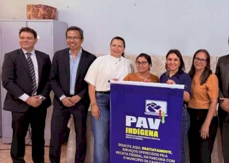 Receita Federal inaugura ponto para atender 8,5 mil ind&iacute;genas em Caarap&oacute;