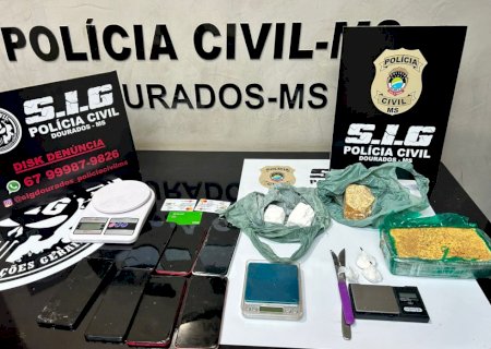 Polícia Civil prende dupla por tráfico de drogas e associação para o tráfico em Dourados