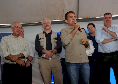 Em entrega de policlínica, Marçal cobra mais recursos para saúde de Dourados